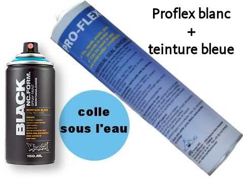 PROFLEX BLEU pâle boucher une fuite liner ou carreau piscine